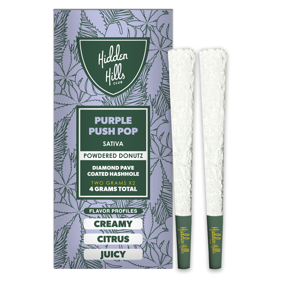 Hidden Hills Club Powdered Donutz THCA Pre Roll 2g 2ct (SINGLE)