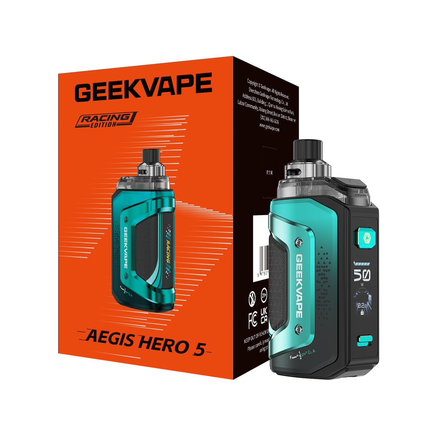 Geek Vape Aegis Hero 5 50W Pod System Kit 2000mAh