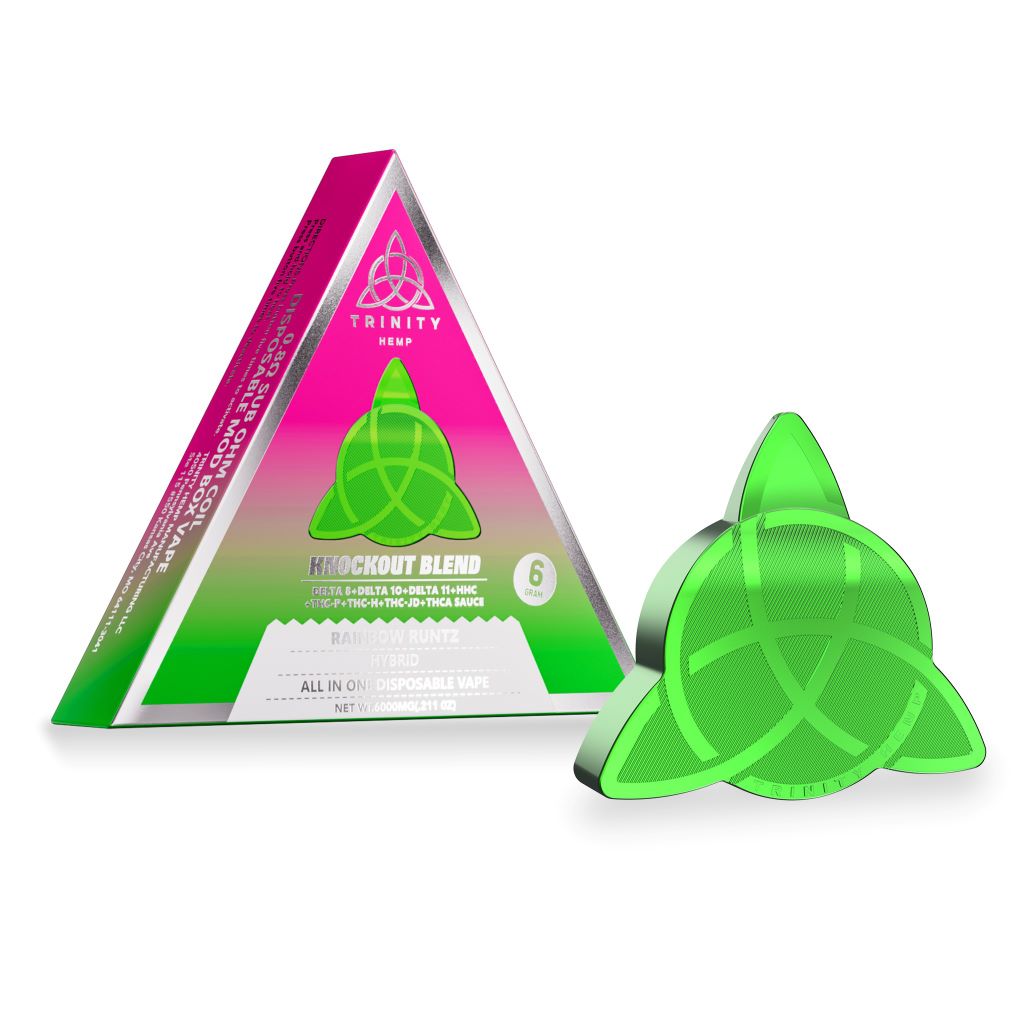 Trinity Hemp Delta 8 All In One K.O. Blend Disposable 6g (5/Pack) [DROPSHIP]