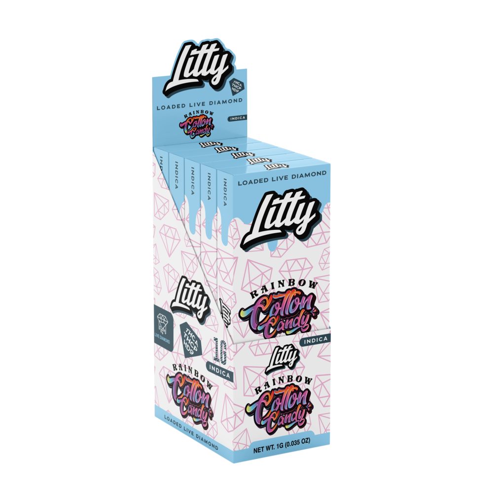 Litty THC-A Live Diamond Disposable 1g (5/Pack) [DROPSHIP]
