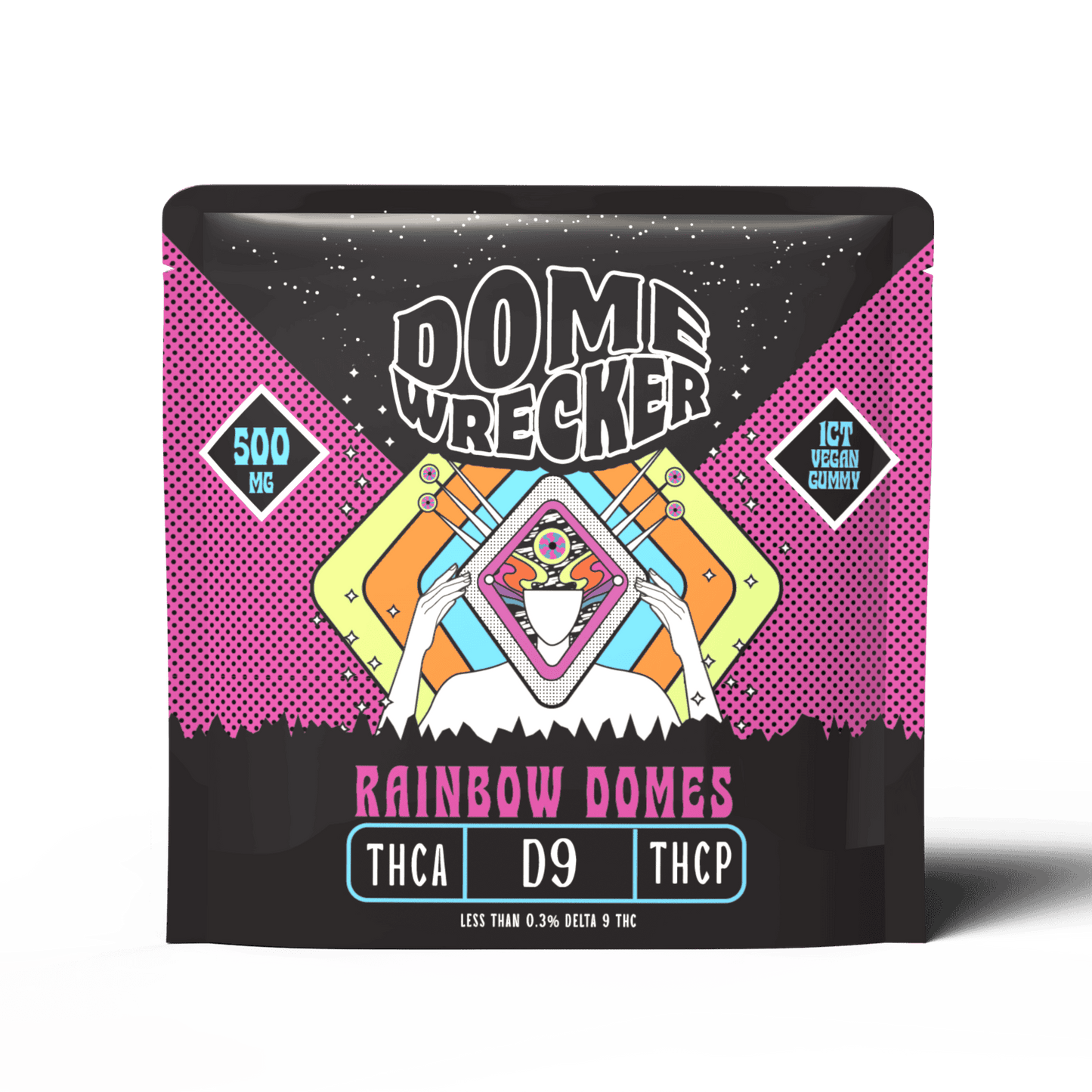 Domewrecker THC-A Gummies 1ct 500mg (20/pack)