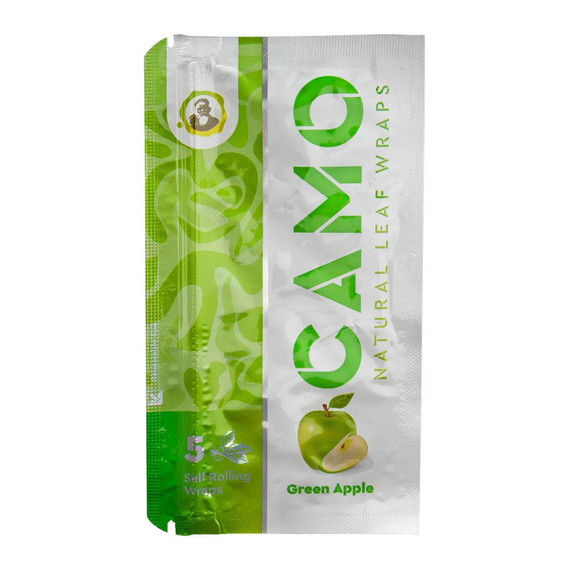 Camo Natural Leaf Wraps 5ct (25/pack)