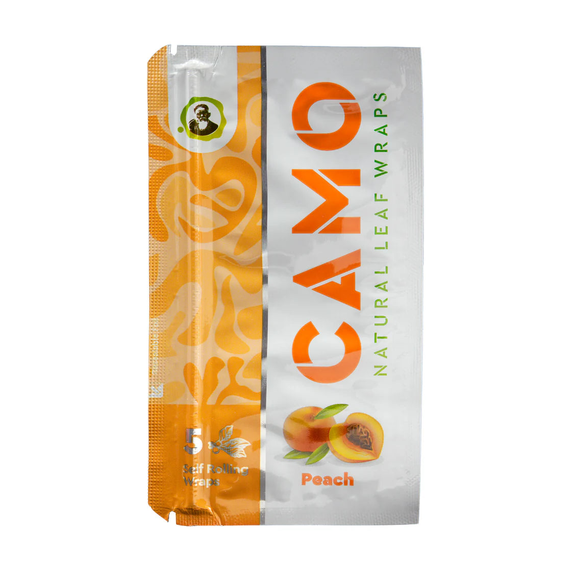 Camo Natural Leaf Wraps 5ct (25/pack)