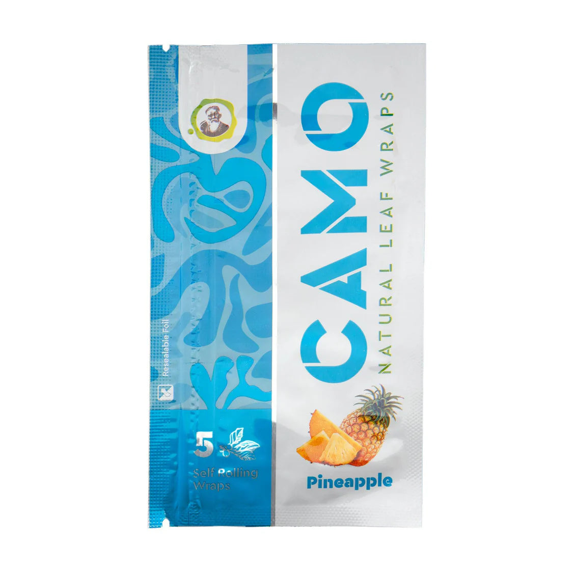 Camo Natural Leaf Wraps 5ct (25/pack)