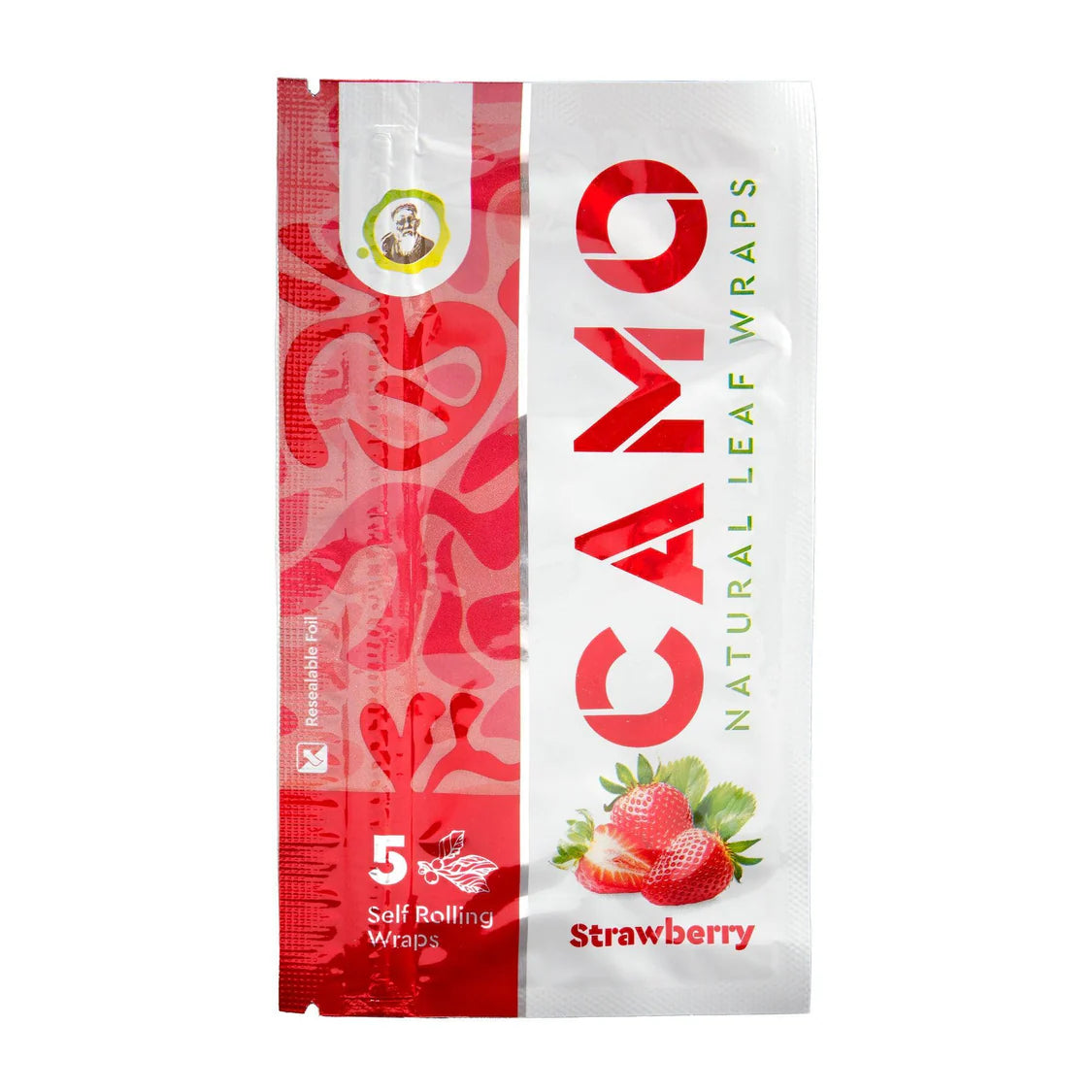 Camo Natural Leaf Wraps 5ct (25/pack)