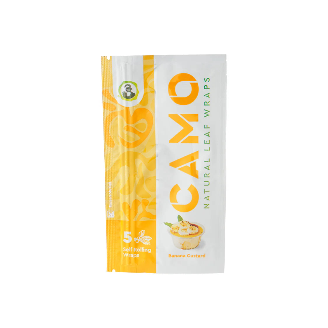 Camo Natural Leaf Wraps 5ct (25/pack)