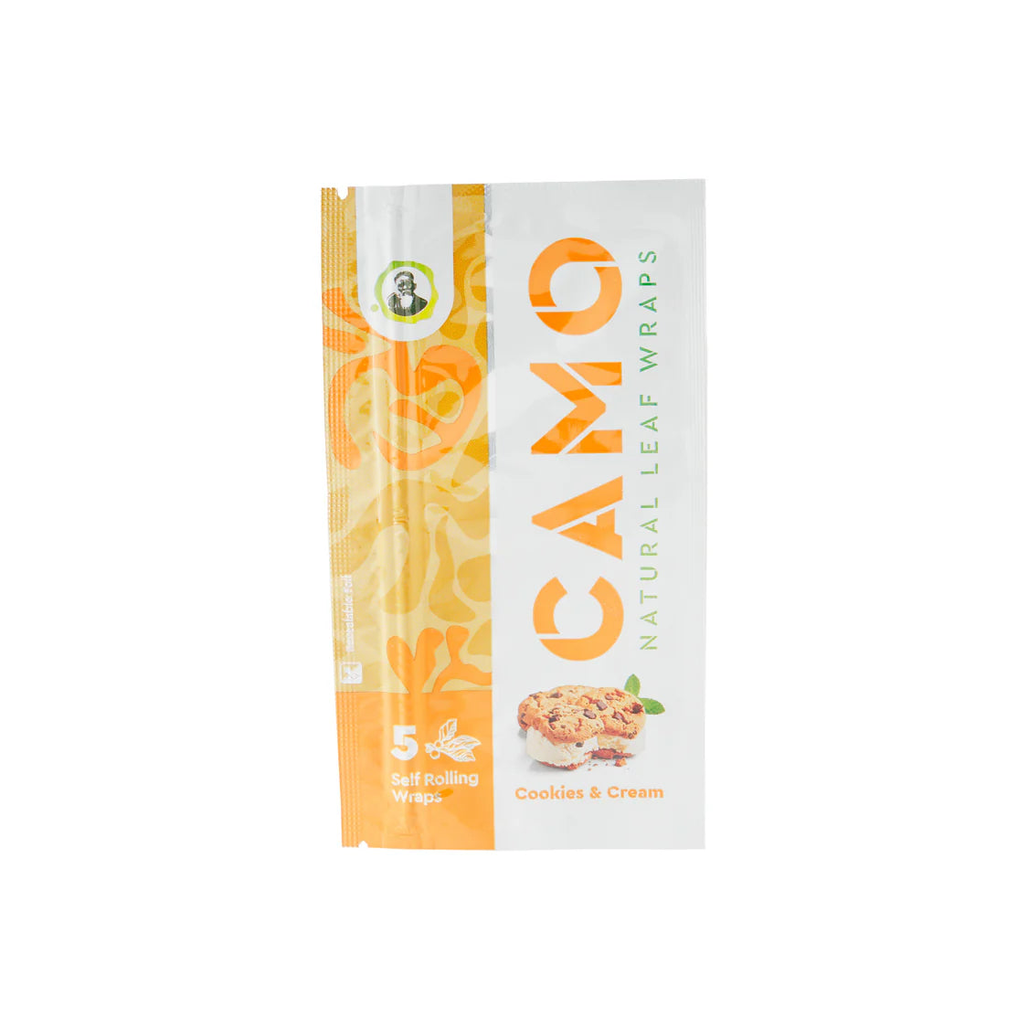 Camo Natural Leaf Wraps 5ct (25/pack)