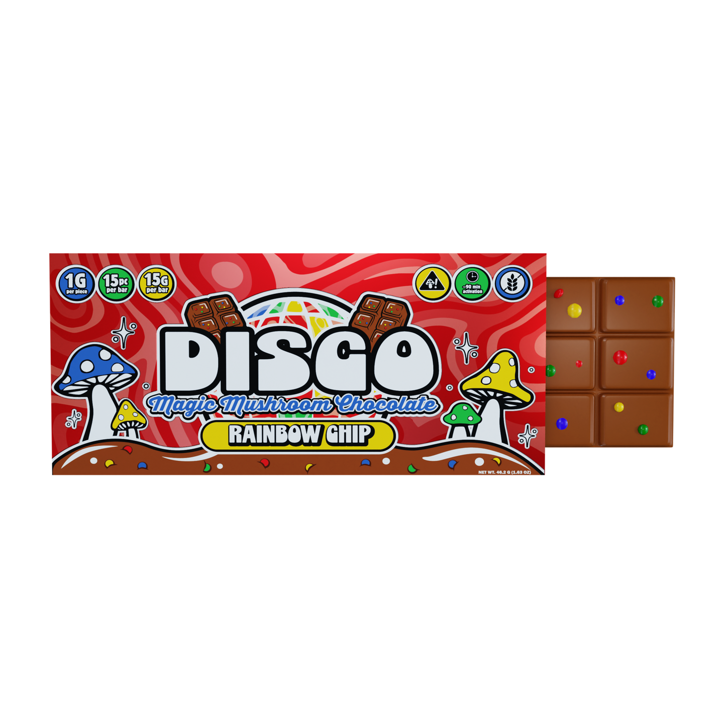 Disco by Chapo Extrax Magic Mushroom Chocolate Bars 15g (6/pack) [DROPSHIP]