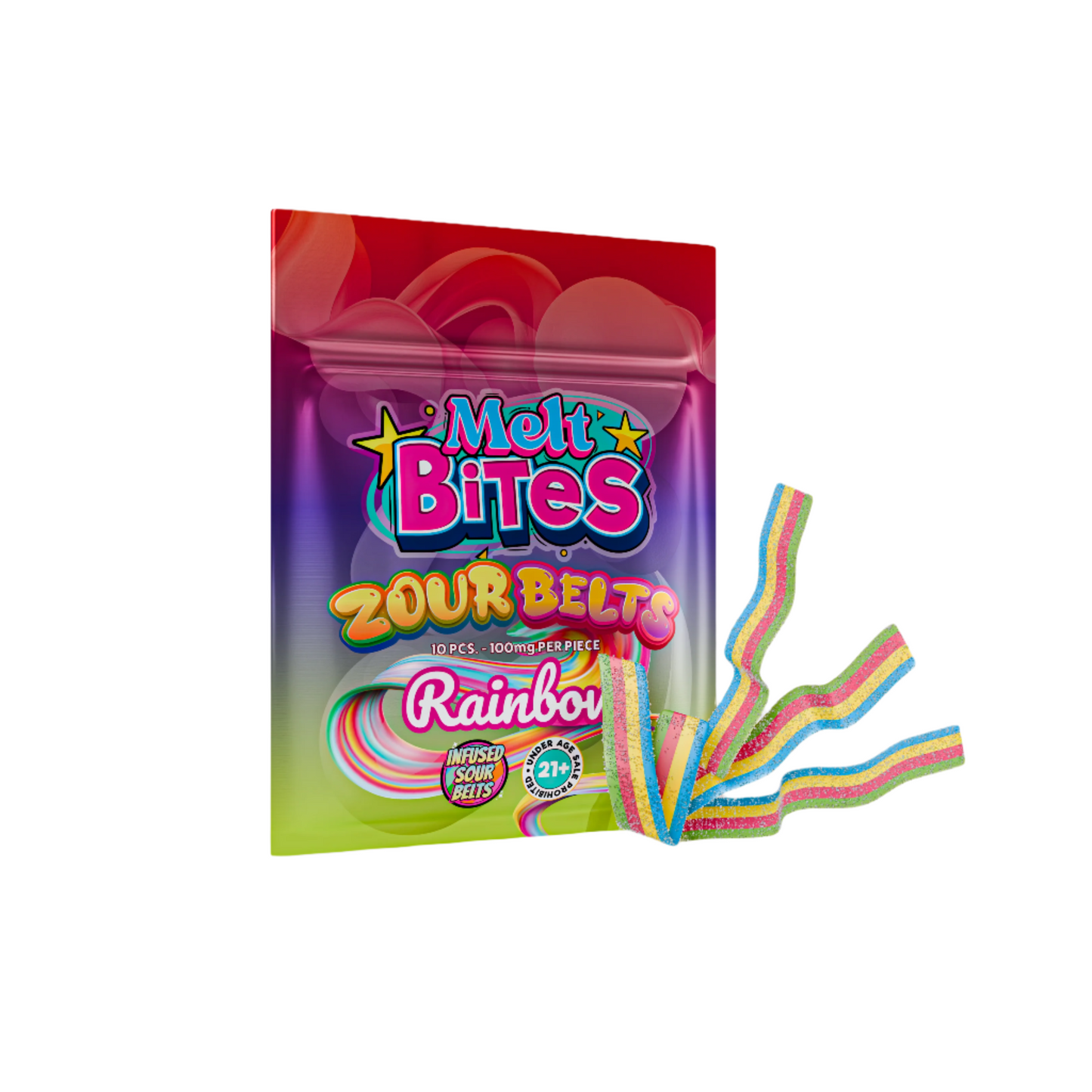 Melt Bites Zour Belts 1000mg (SINGLE)