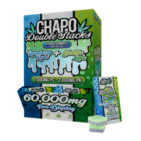 Chapo Blanco Double Stacks THC-P Gummies 2000mg 2ct (30/Pack) [DROPSHIP]