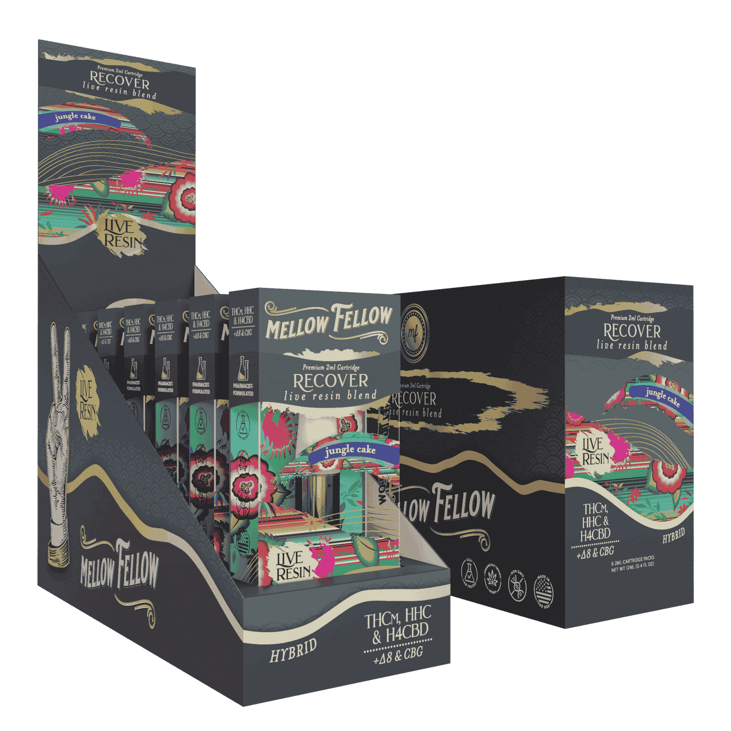 Mellow Fellow Live Resin Cartridge 2g (6/pack) [DROPSHIP]