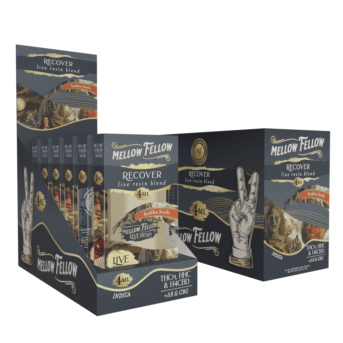 Mellow Fellow Live Resin Disposable 4g (6/pack) [DROPSHIP]