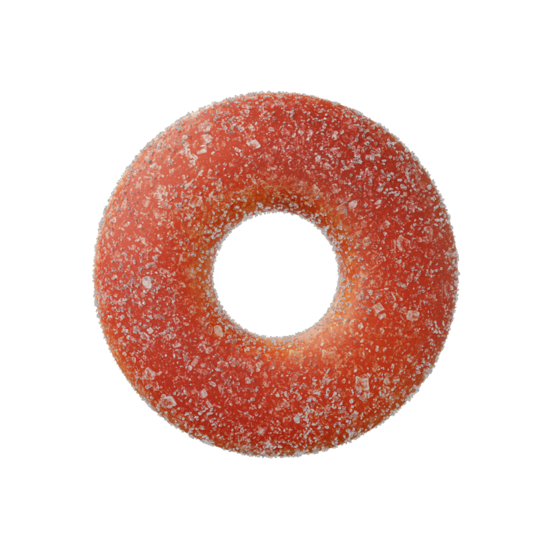 Mellow Fellow D9 Live Resin Edible Rings Jar 800mg (6/pack) [DROPSHIP]