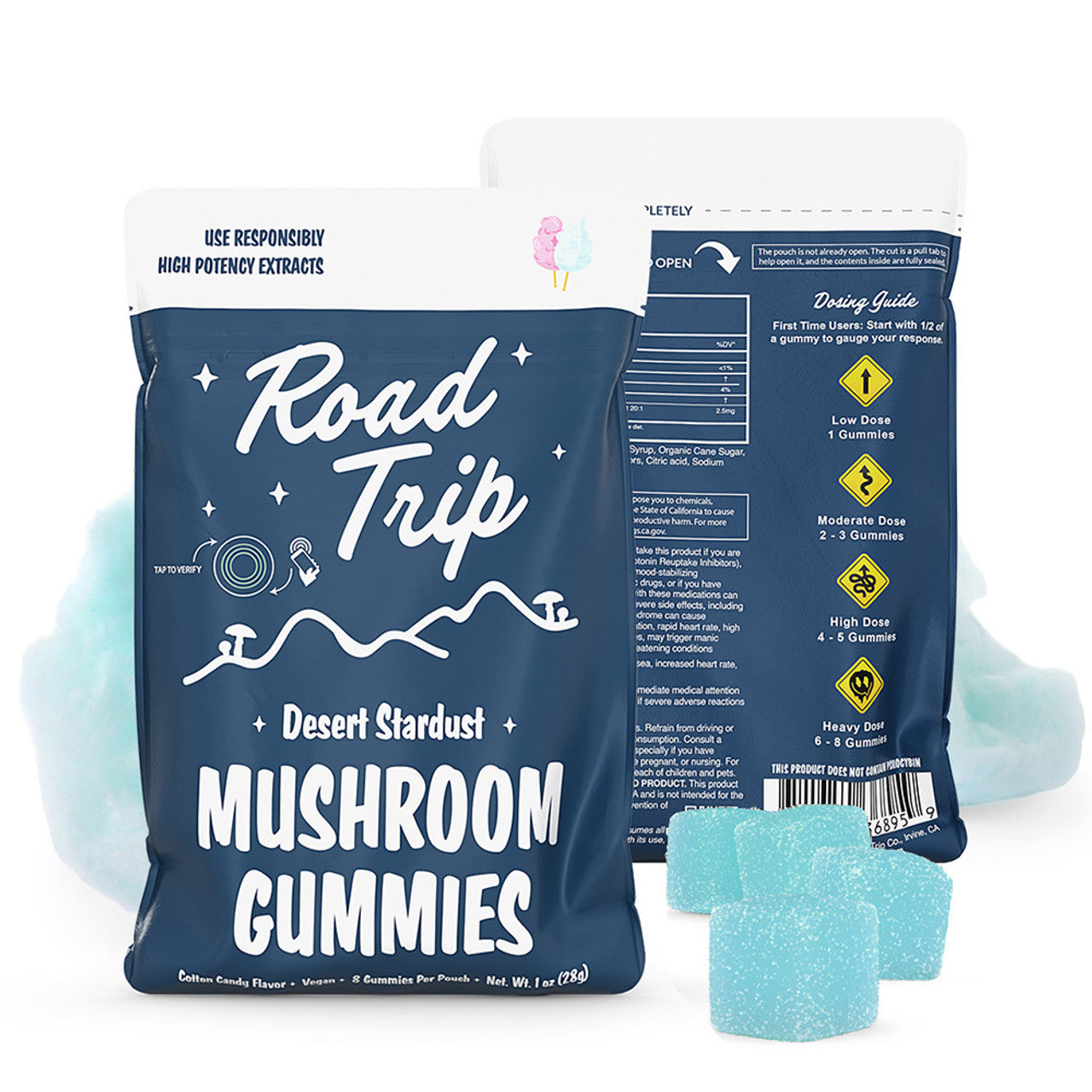 Road Trip Mushroom Desert Stardust Blend Gummies 8ct (SINGLE)