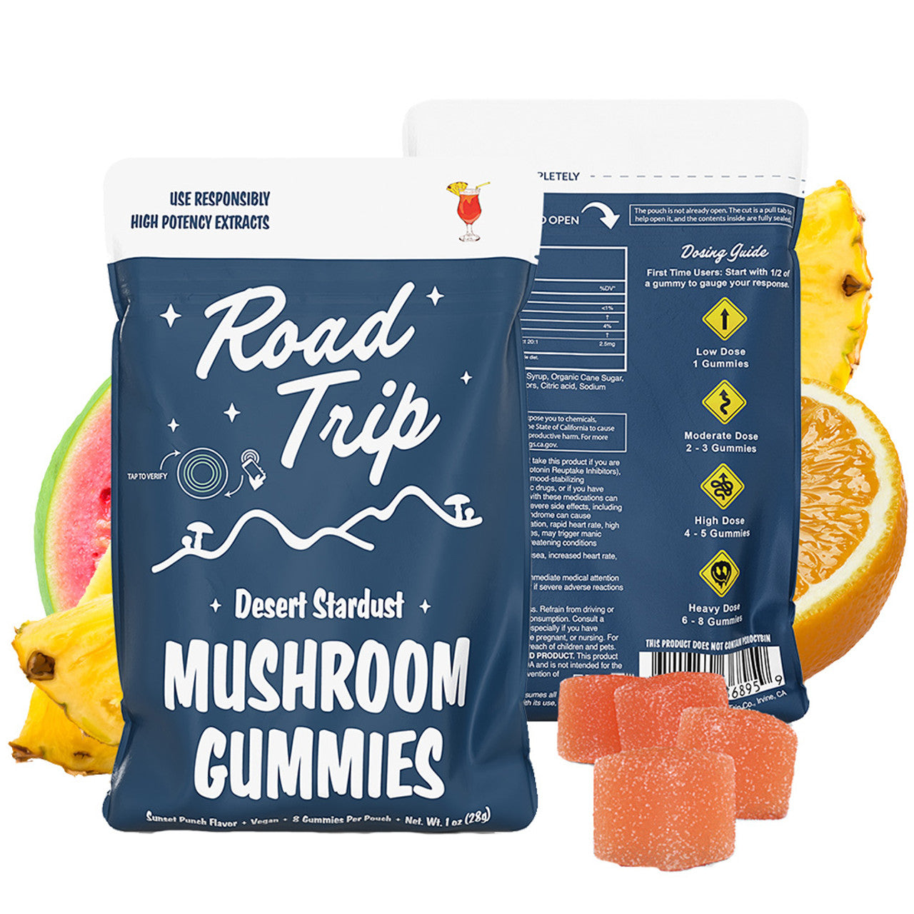 Road Trip Mushroom Desert Stardust Blend Gummies 8ct (SINGLE)