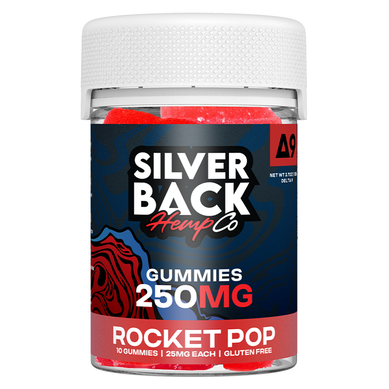 Silverback Hemp Co D9 Gummies 250mg 10ct (SINGLE) [DROPSHIP]