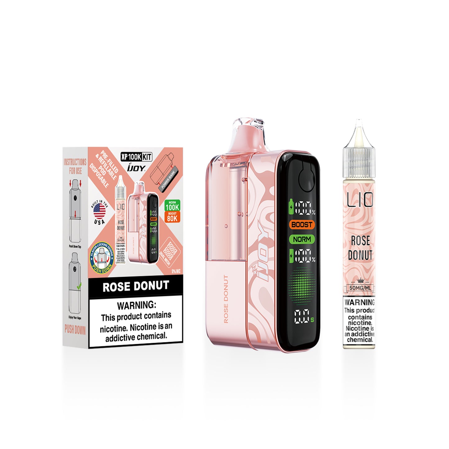 iJoy XP100K Disposable Kit 18mL + 15mL Bottle (5/pack) [TX Compliant]