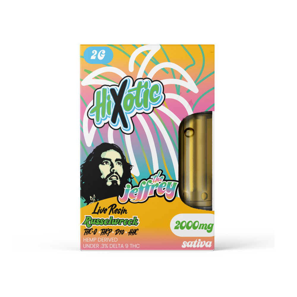 Hixotic The Jeffrey Live Resin Cartridge 2g (10/Pack) [DROPSHIP]