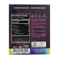 Silverback Hemp Co D8 Gummies Jar 200mg 2ct (40/pack) [DROPSHIP]