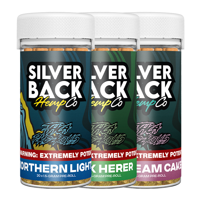 Silverback Hemp Co THCA Pre Rolls 1.5g 20ct (SINGLE) [DROPSHIP]