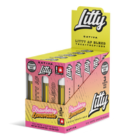 Litty AF Blend THC-A Cartridge 1g 3ct (5/Pack) [DROPSHIP]