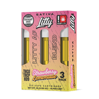 Litty AF Blend THC-A Cartridge 1g 3ct (5/Pack) [DROPSHIP]
