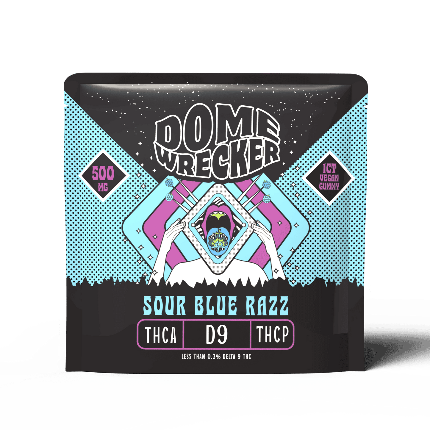 Domewrecker THC-A Gummies 1ct 500mg (20/pack)