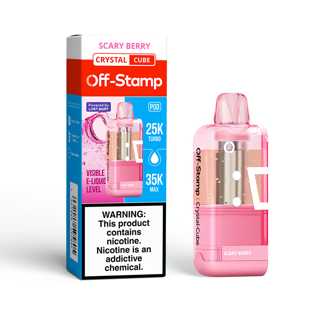 Off Stamp X Cube Crystal 35K Pod Disposable 18mL (5/pack)