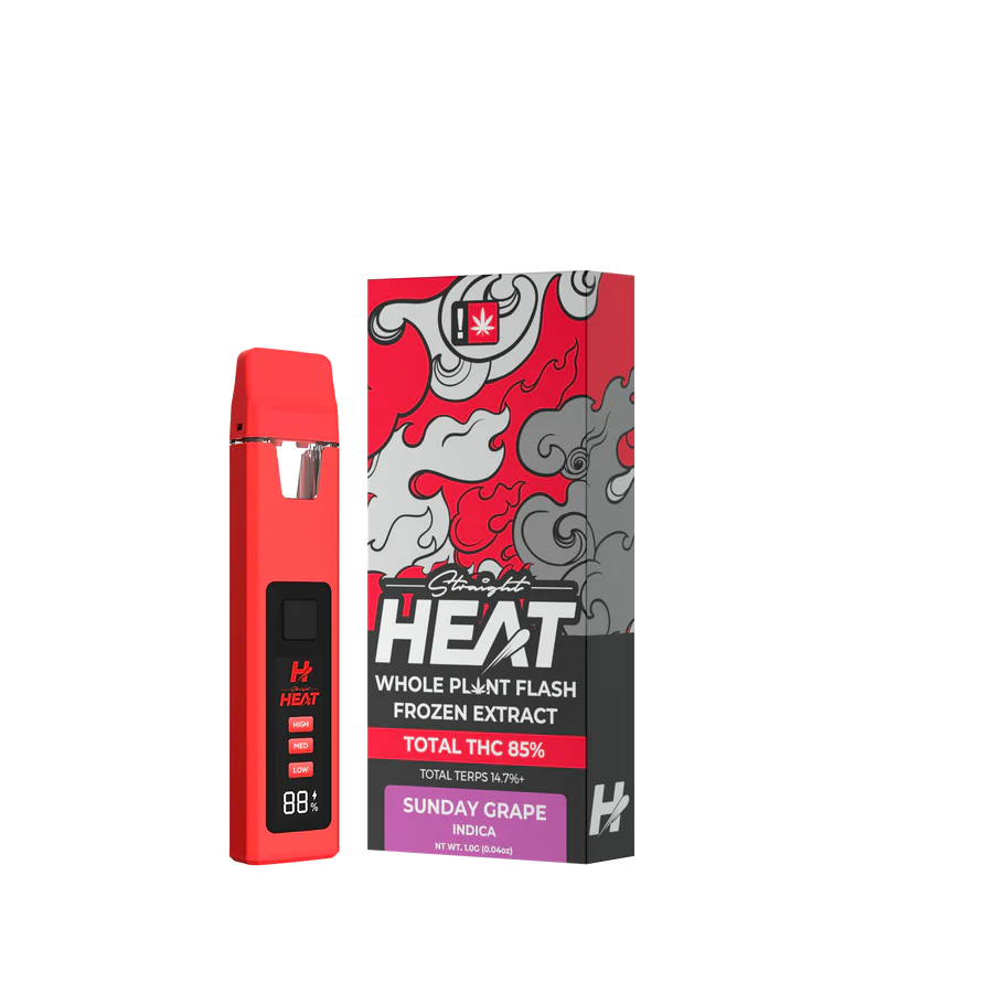 Straight Heat THC Disposable 1g (5/pack)