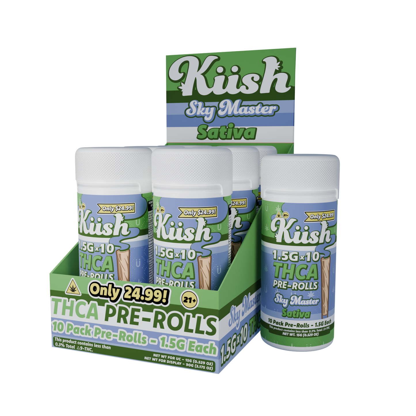 Chapo Kush THC-A Prerolls 1.5g 10ct (6/pack) [DROPSHIP]
