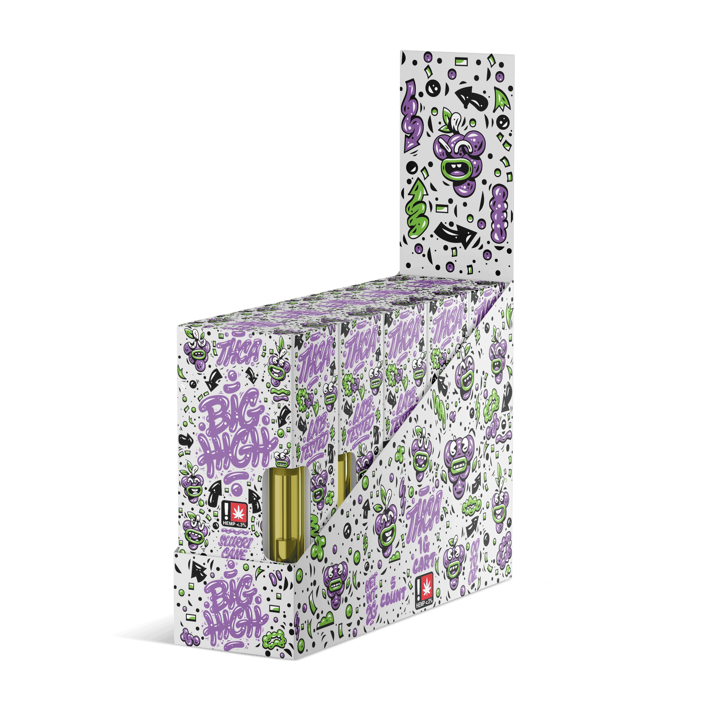 Big High THC-A Cartridge 1g (5/Pack) [DROPSHIP]