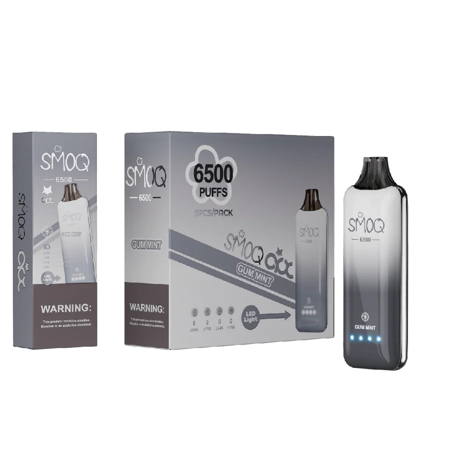 SMOQ 6500 Disposable 12mL (5/Pack) [DROPSHIP] [CA]