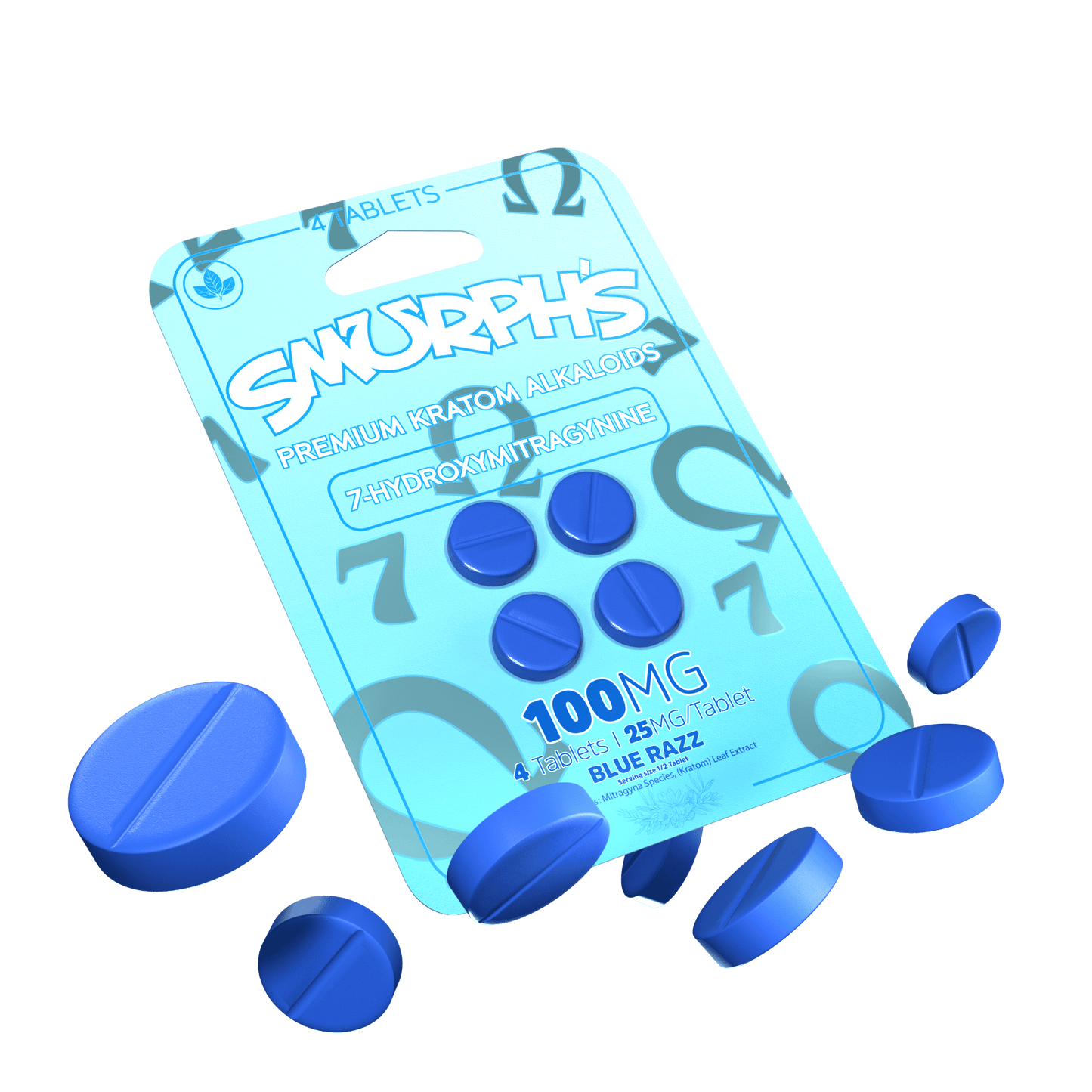 Smurphs 7Hydroxy Tablets 25mg 4ct (SINGLE)