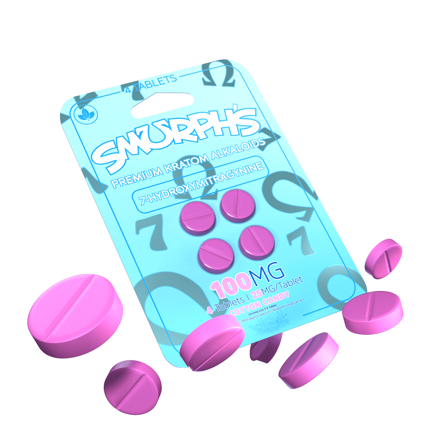 Smurphs 7Hydroxy Tablets 25mg 4ct (SINGLE)