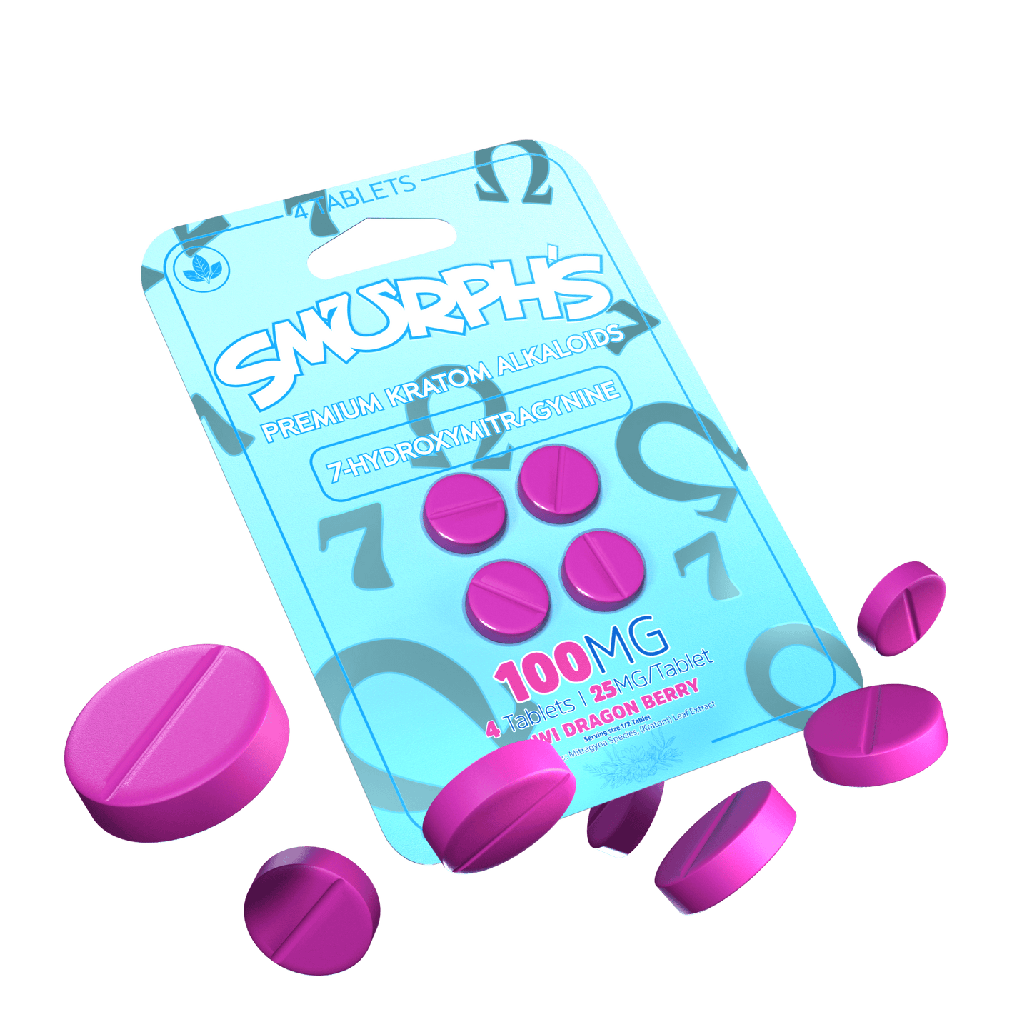 Smurphs 7Hydroxy Tablets 25mg 4ct (SINGLE)