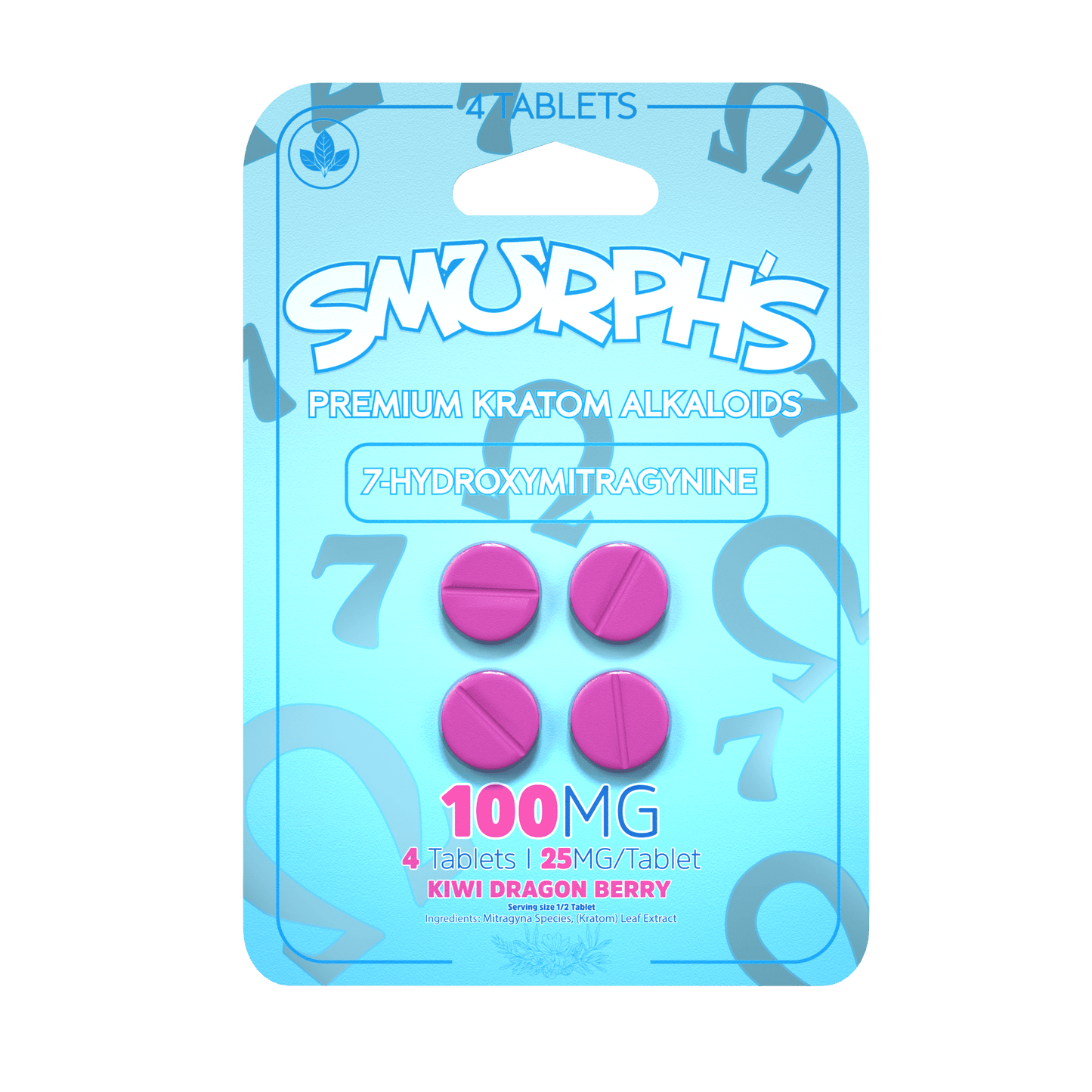 Smurphs 7Hydroxy Tablets 25mg 4ct (SINGLE)