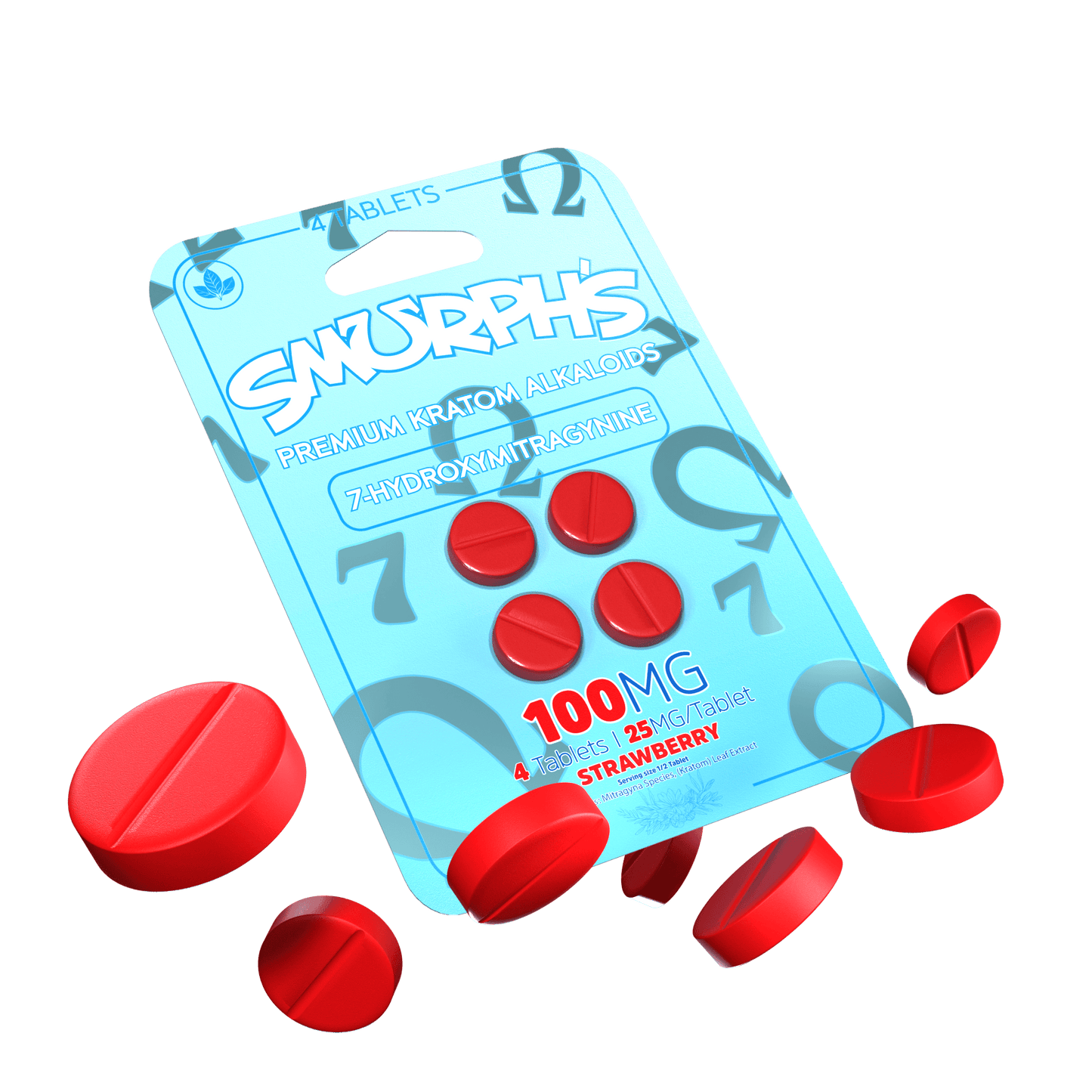 Smurphs 7Hydroxy Tablets 25mg 4ct (SINGLE)