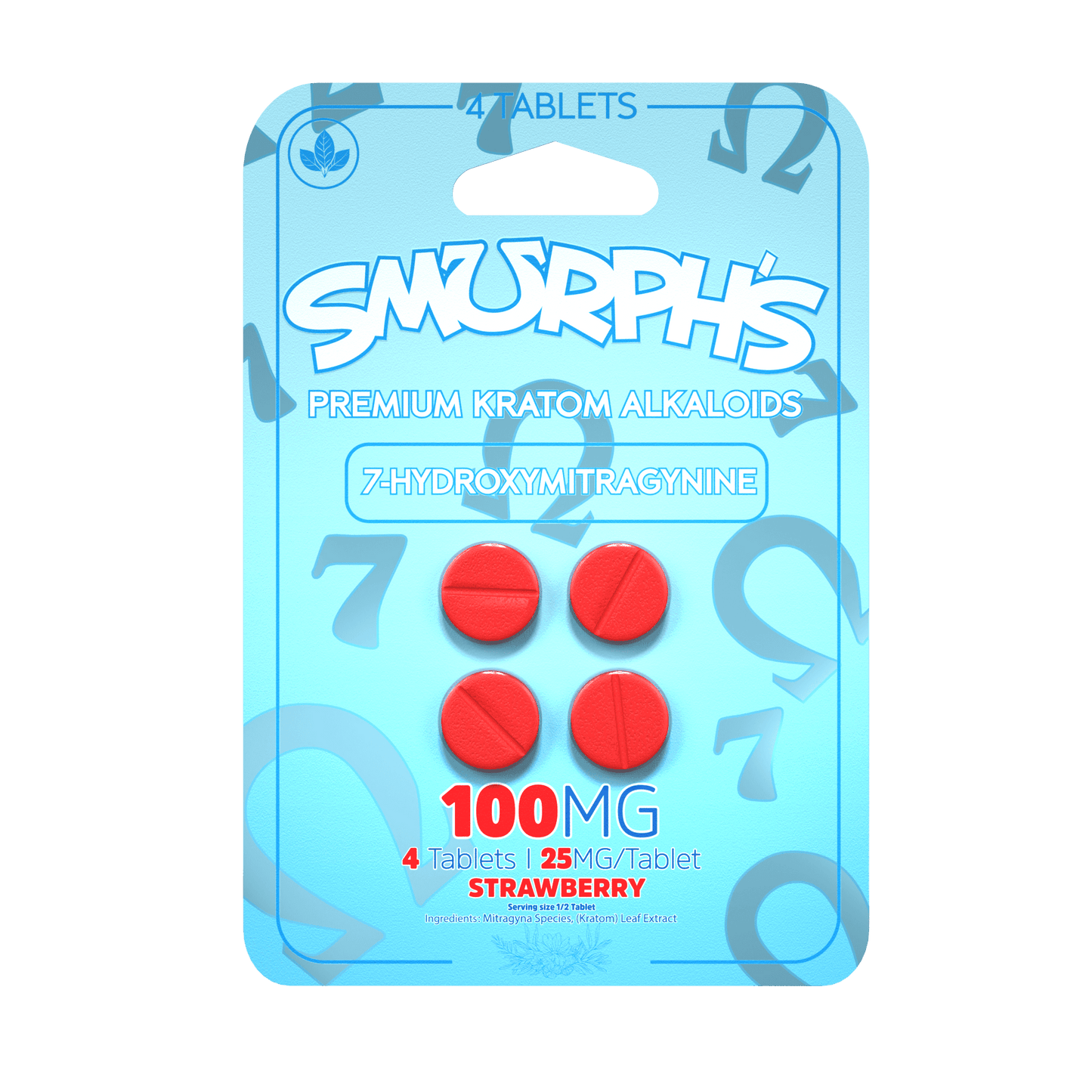 Smurphs 7Hydroxy Tablets 25mg 4ct (SINGLE)