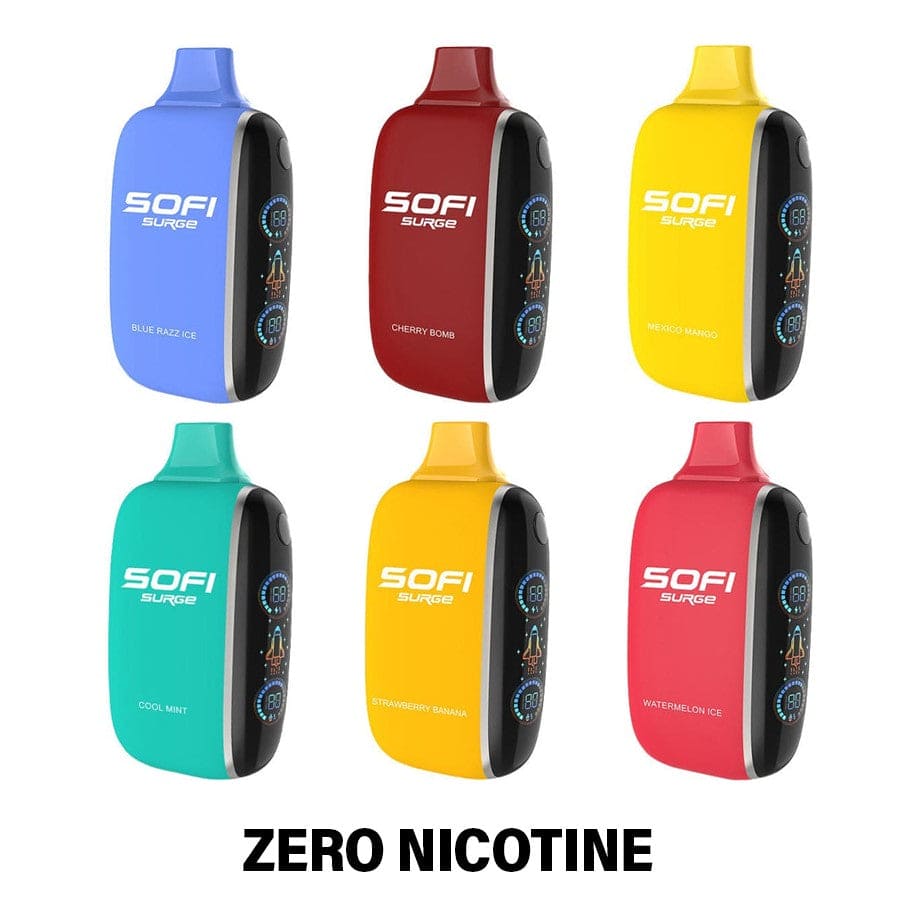 Sofi Surge 25K Zero Nicotine Disposable 22mL SAMPLE (6/pack)