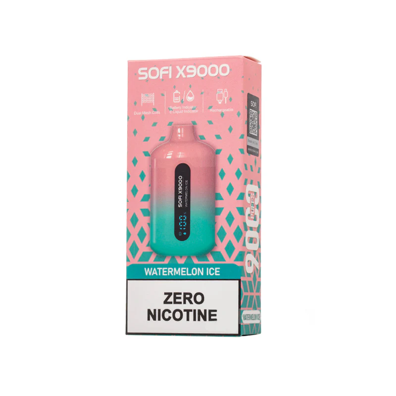 Sofi X9000 Zero Nicotine Disposable 18mL (5/pack)