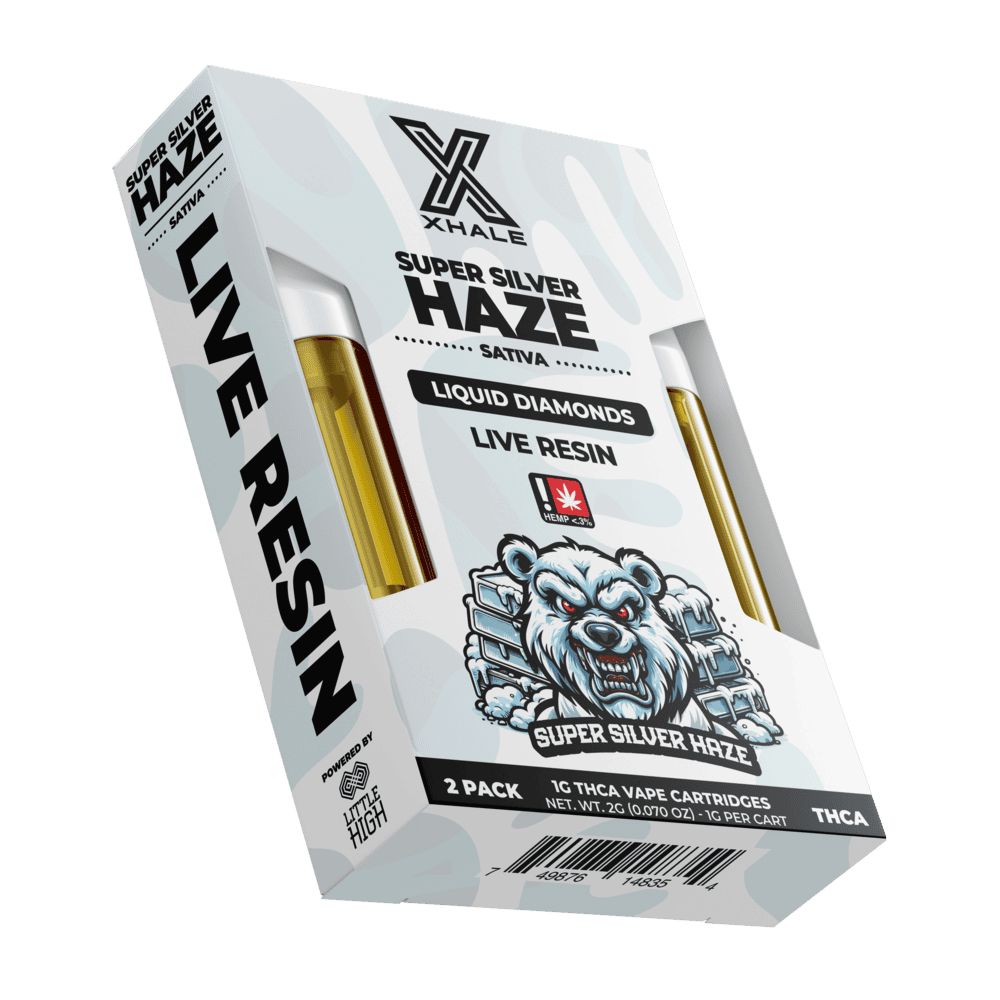 Xhale THC-A Live Resin Cartridge 1g 2ct (5/Pack) [DROPSHIP]