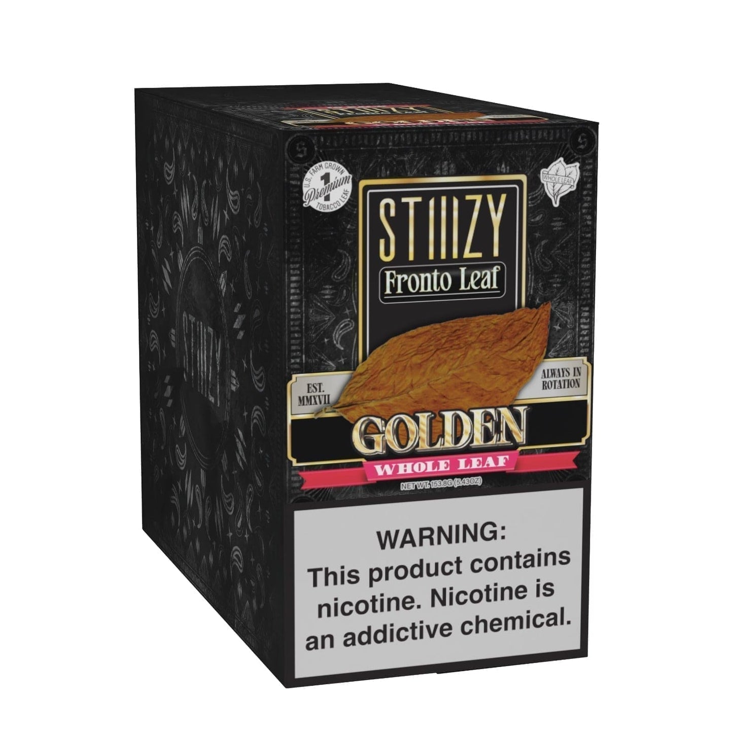 STIIIZY Fronto Whole Leaf Wraps 1ct (10/pack)