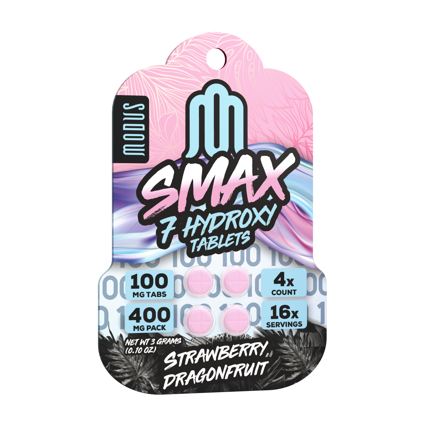 Modus SMAX 7Hydroxy Tablet 4ct 100mg (10/Pack) [DROPSHIP]