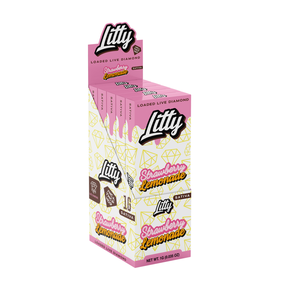 Litty THC-A Live Diamond Disposable 1g (5/Pack) [DROPSHIP]