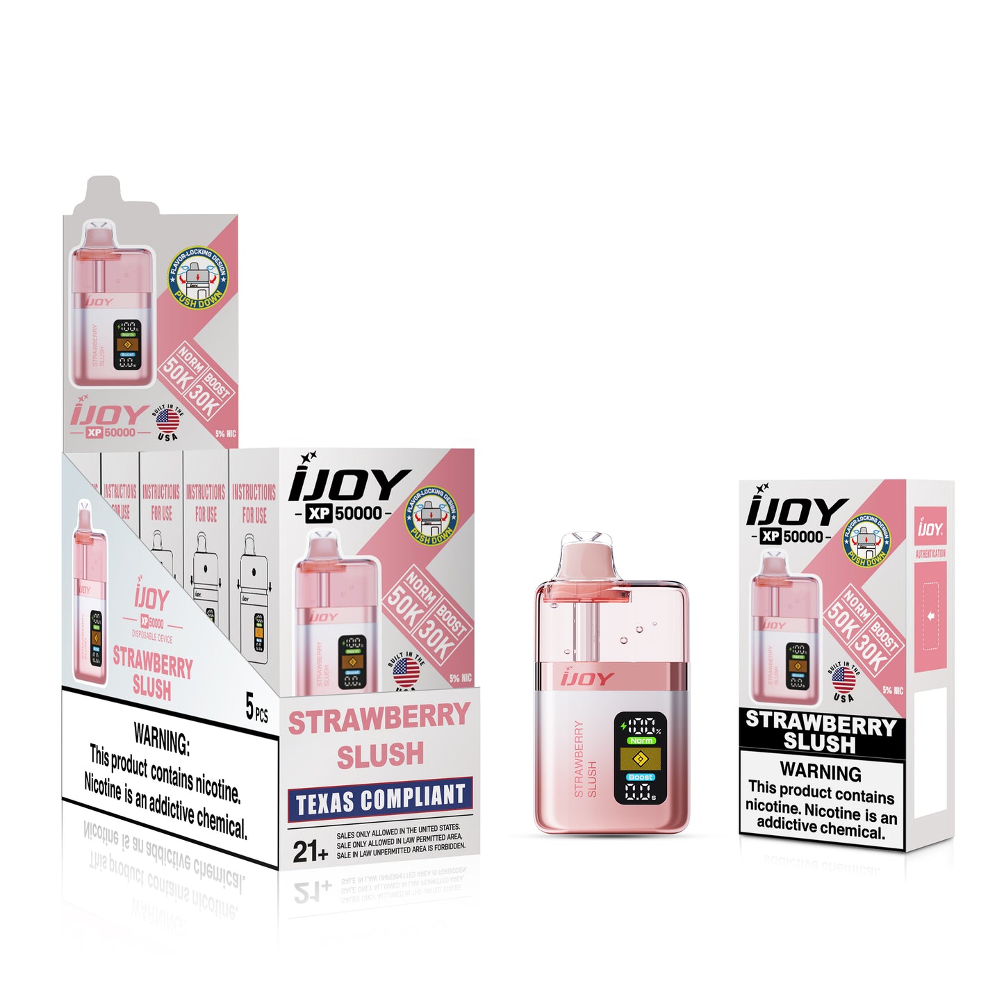 iJoy XP50K Disposable 20mL (5/pack) [Built in USA]