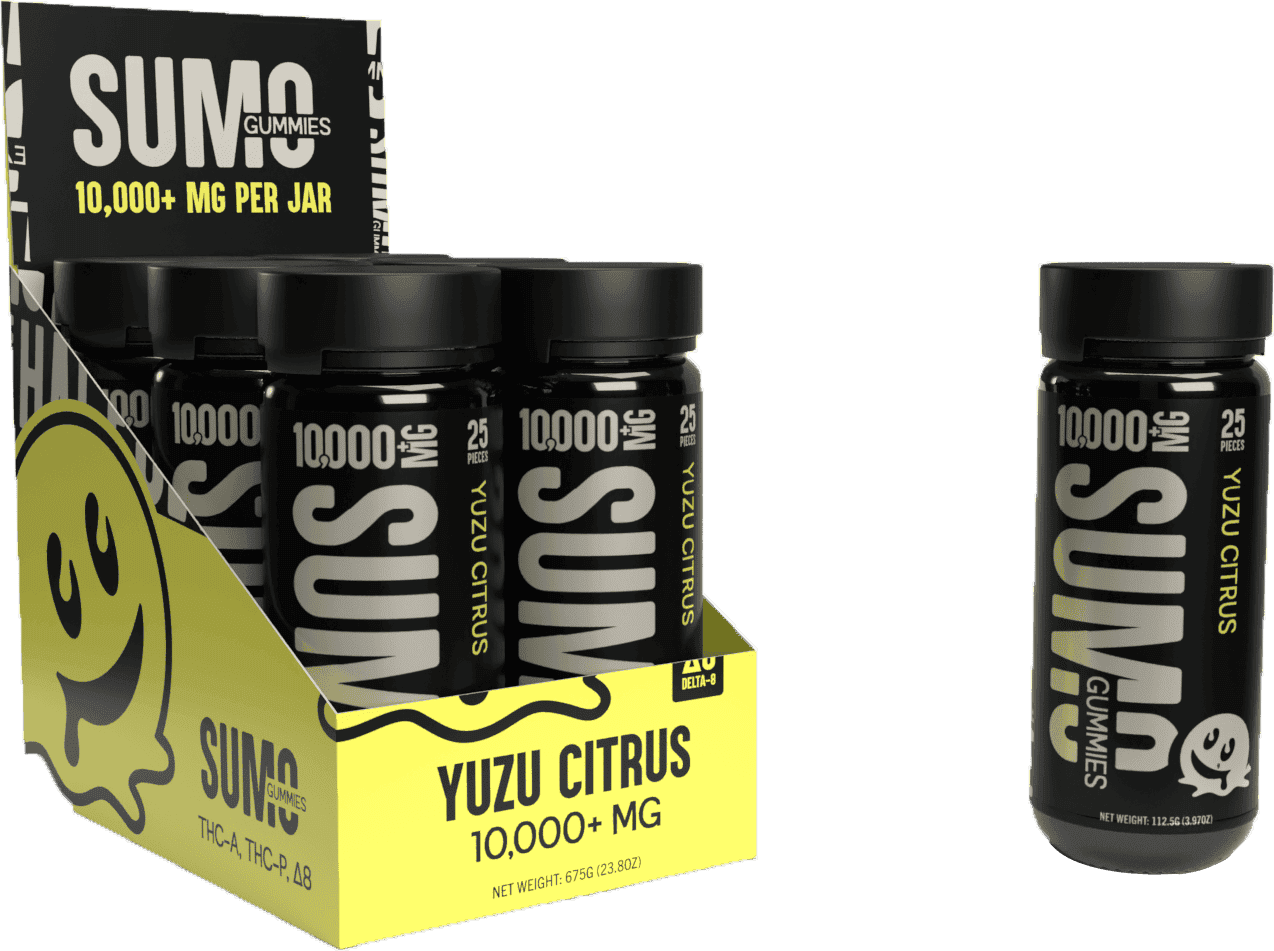 Half Bakd Sumo THC-A Gummies 25ct 10000mg (6/Pack)