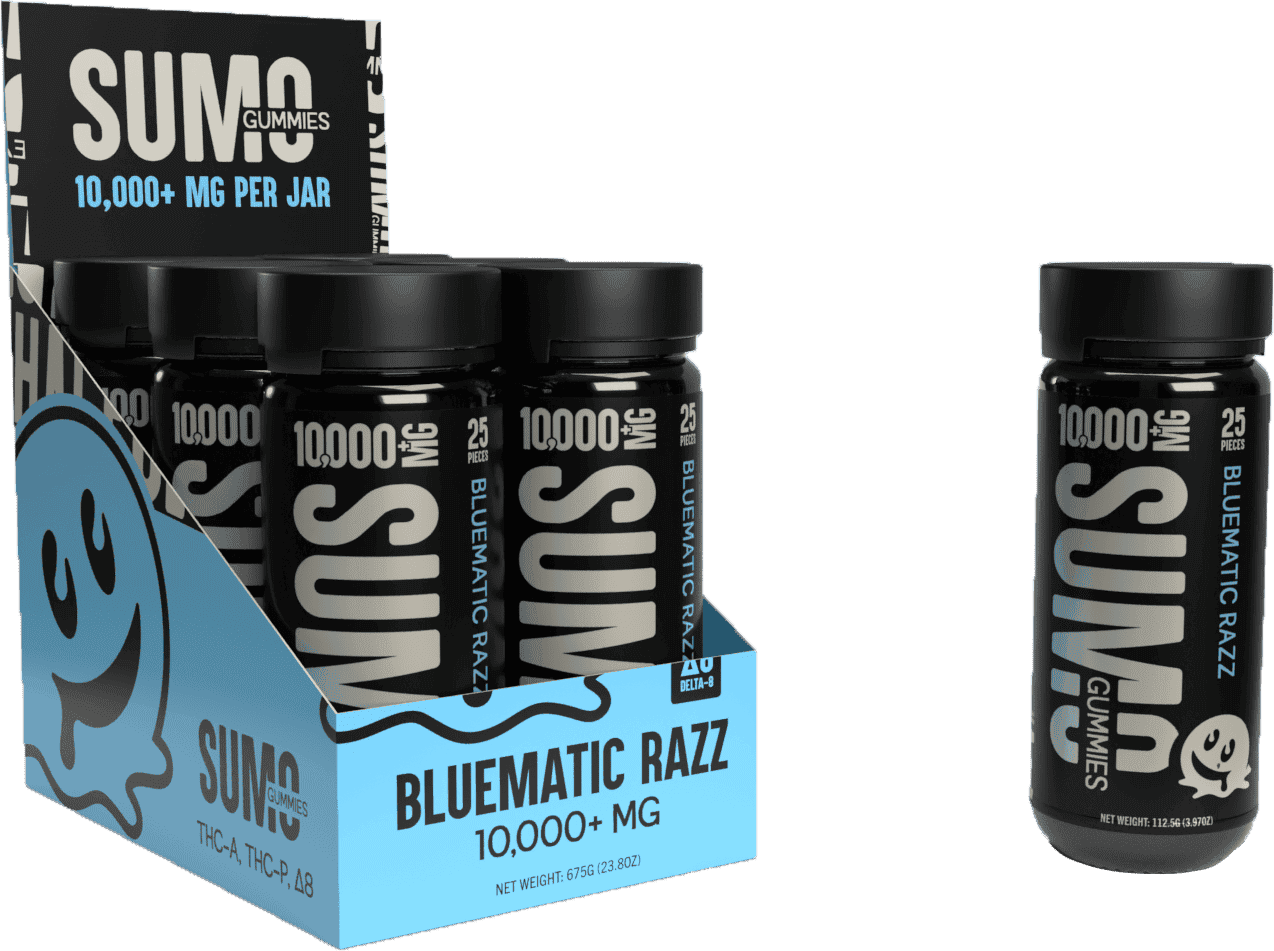 Half Bakd Sumo THC-A Gummies 25ct 10000mg (6/Pack)