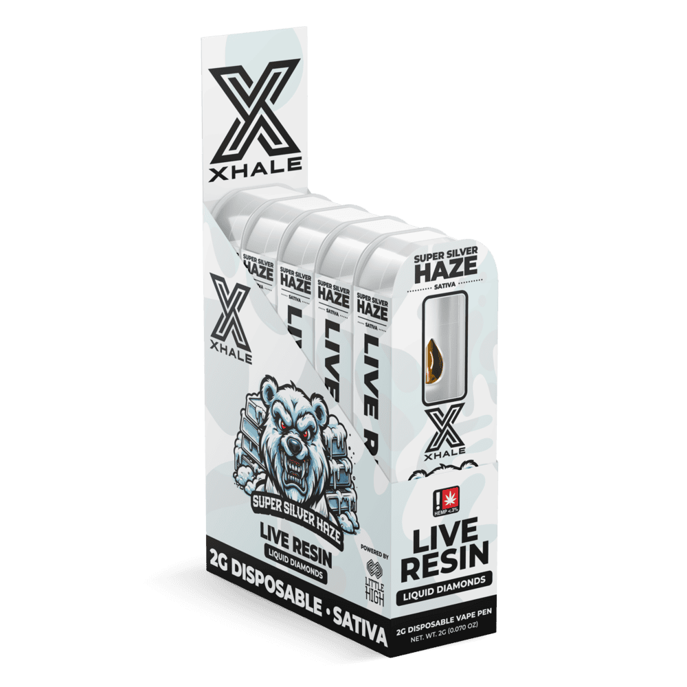 Xhale THC-A Live Resin Disposable 2g (5/Pack) [DROPSHIP]
