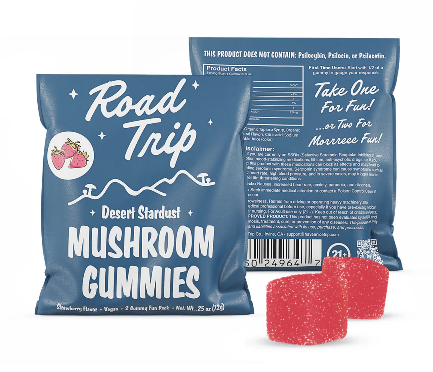 Road Trip Mushroom Desert Stardust Blend Gummies 2ct (30/pack)