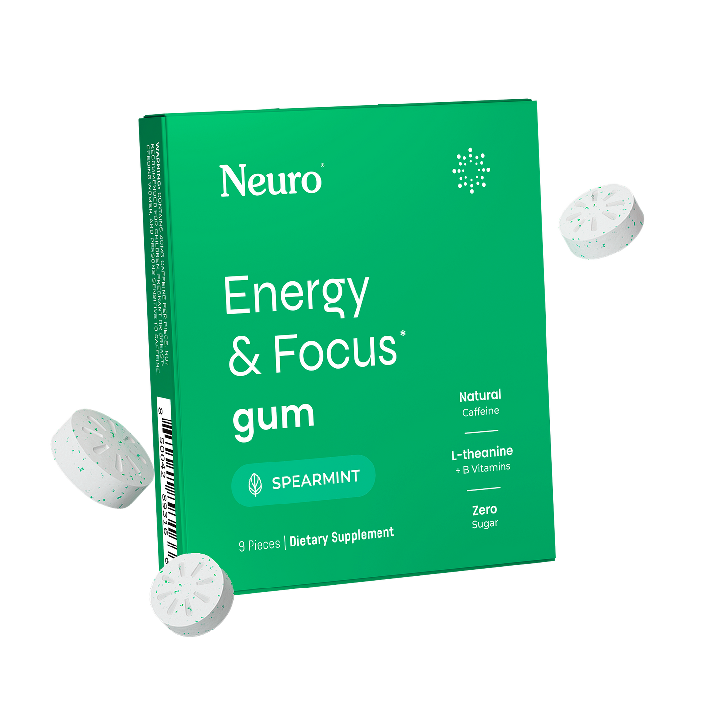 Neuro Energy And Focus Gum 6ct (10/pack)